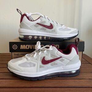 Nike Air Max Genome(GS) White Dark Beetroot Women 6.5/Big Kid 5Y(CZ4652-105)